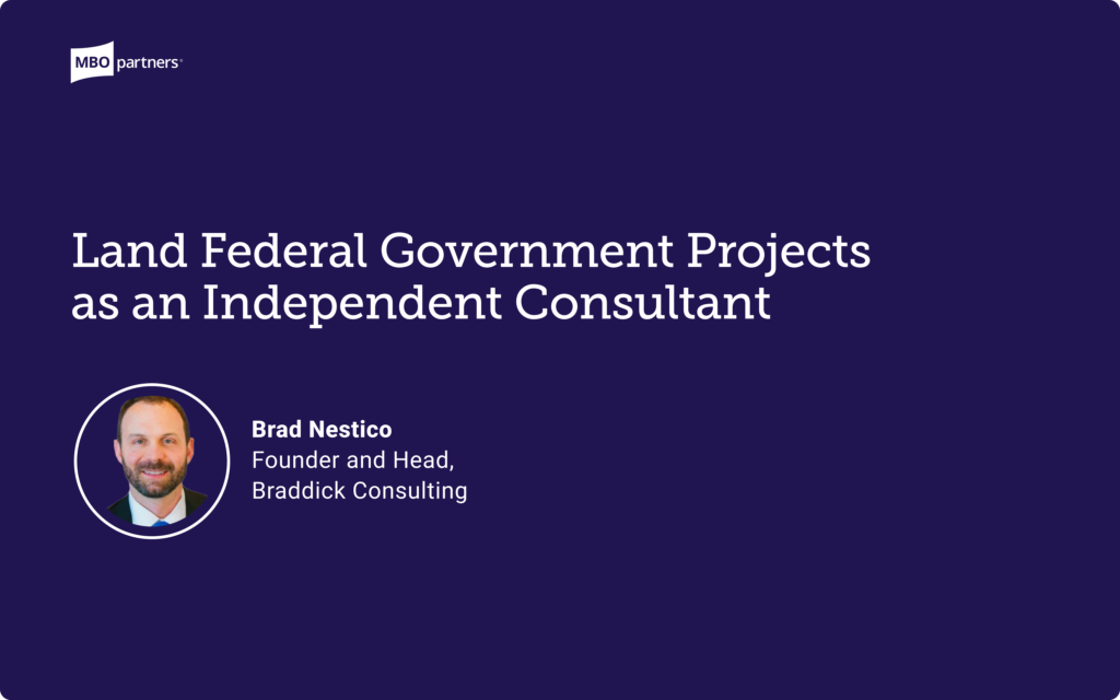 Land Federal Government Projects  as an Independent Consultant